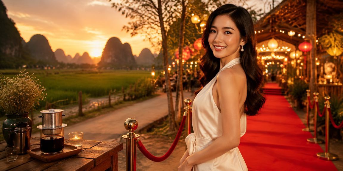 Người chơi Ninh Bình đọc điều khoản khuyến mãi bên tách cà phê sáng